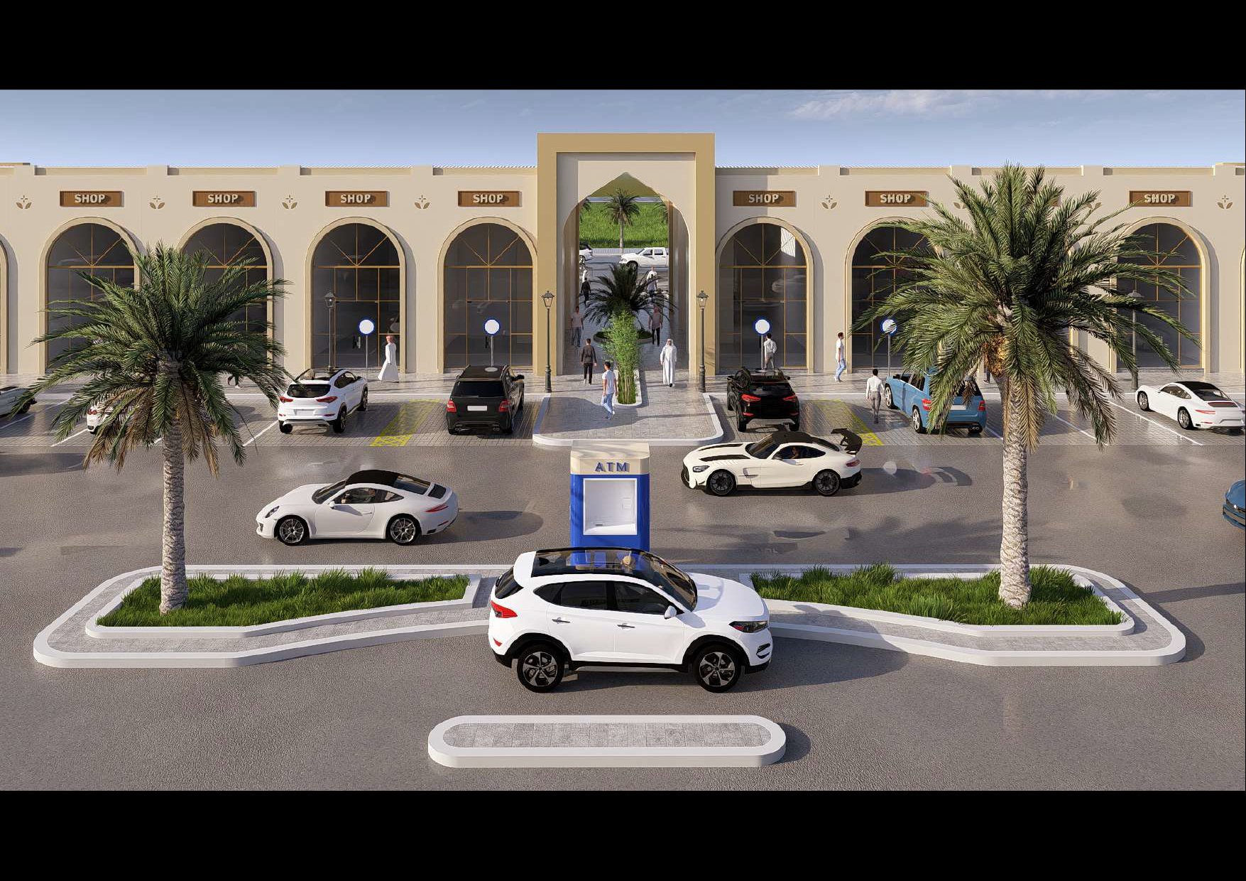 الواجهة والأقواس